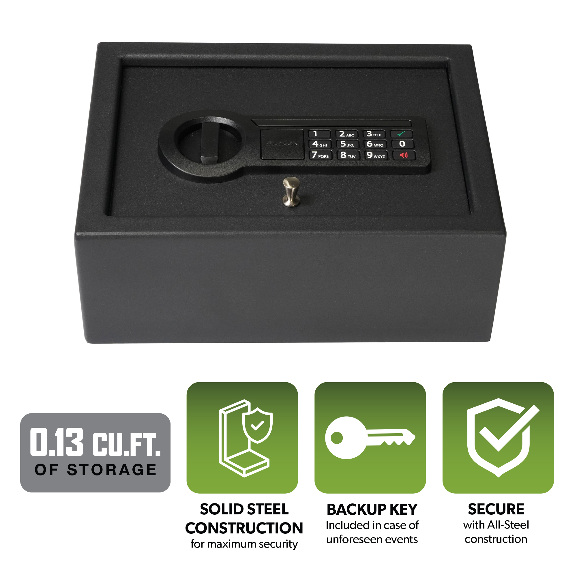Stack-On Electronic Drawer Safe - Steel Construction, LED Interior Lighting, Model# PDS-1800-E